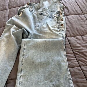 Aerie Light Blue Wide Leg Jumpsuit